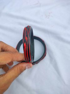 Black Colour Bangles Set Of 2