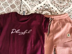 Comfy Pink Sweatpants tshirt