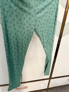 Comfy Green Printed Pyjama Bottoms