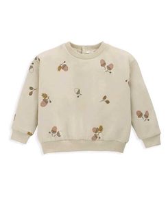 Cute Acorn Print Sweatshirt