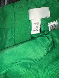 Bright Green Mini Skirt (H&amp;M)
