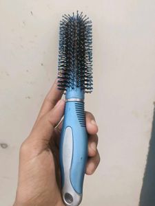 Blue Round Hair Brush
