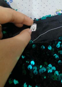 Sparkly Sequined Black Dress