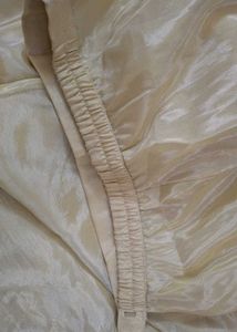 Elegant beige Palazzo Pants with kurti set
