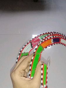 African masaai 3in one necklace