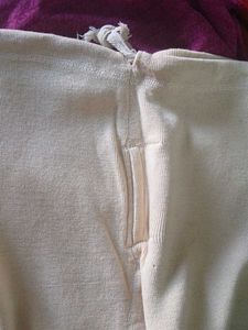 Comfortable Cream  woolen pajama for men