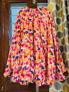 Vibrant Geometric Print Lehenga