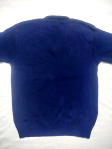 Navy Blue V-Neck Sweater