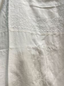 Elegant White Cotton Kurta