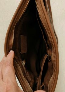 Coach Signature Brown Crossbody Bag