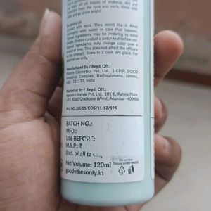 Good Vibes Green Tea Makeup Cleansing Lotion