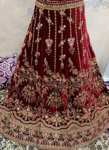 Bridal lehnga with kurti and dupatta
