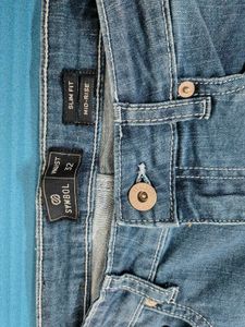 Symbol Women's Slim Fit Jeans (Mid Rise)