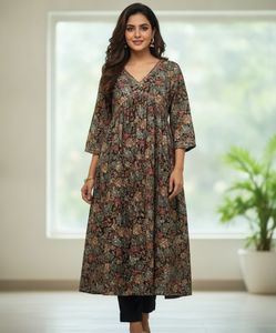 Aliya Cut Cotton Kurti with Pant ✔️