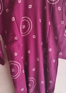 Embroidered Mirror Work Kurta