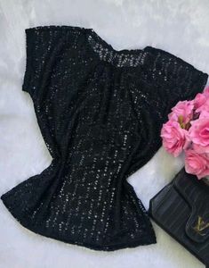 Black Lace Top – Elegant &amp; Trendy