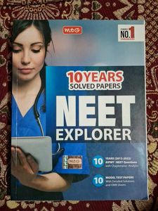 NEET Explorer 10 Years Solved Papers