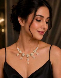 Elegant rhinestone jewellery set✨