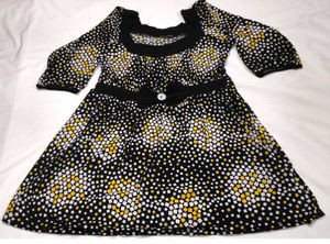 Chic Printed Tunic with kurtis
