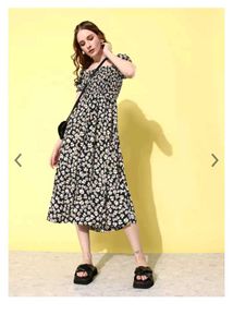 Floral Slit Dress