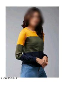 Colorblock Long Sleeve Top