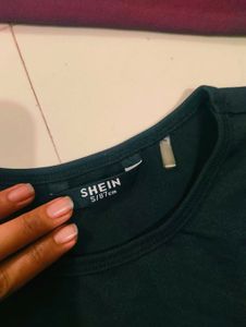 2 shein branded Bodysuit - Burgundy black