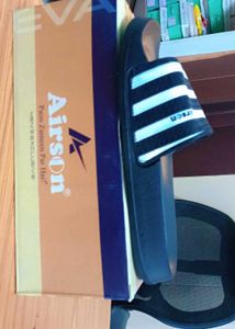 Airson Men's Striped Slides