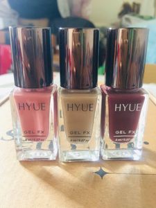 HYUE Gel FX Nail Polish Set of 3