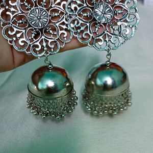 Fancy Big Jhumka Earrings
