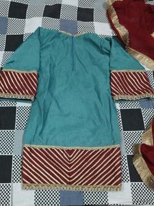 baby girl punjabi dupatta suit