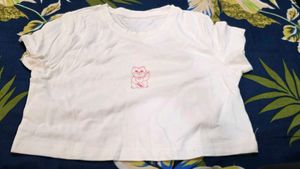 Cute Pink Cat Graphic T-Shirt