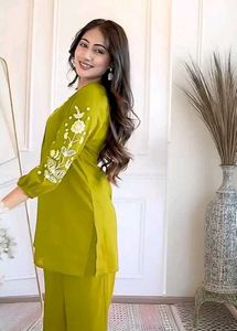 Vibrant Lime Green Kurta Set