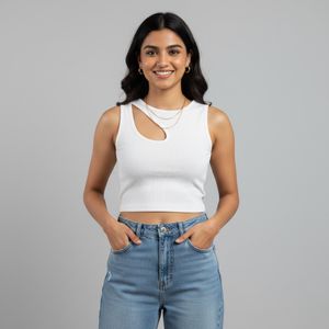 Cut Out Crop Top