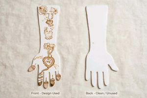 Henna Design Stencil Template