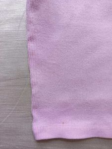 Light Pink Ribbed Tank Top