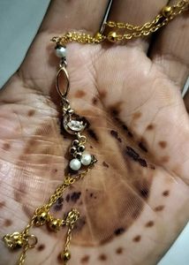Elegant Gold Hand Chain Bracelet