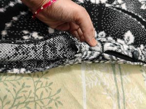 Stylish Black &amp; White Printed Kurta Set