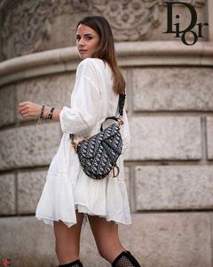 CHRISTIAN DIOR SADDLE SHOULDER BAG*WD BOX