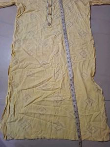 Yellow Sparkly Kurta