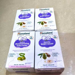 PACK OF 4 Himalaya Gentle Baby Soap 125 g | Buy 3