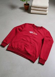 Superdry Red Pullover Sweatshirt