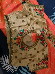 Saree With Designer Blouse