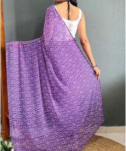 Saree Women's Georgette Ready To Wear One Minute