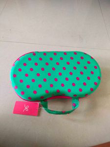Cute Polka Dot Bra Travel Case