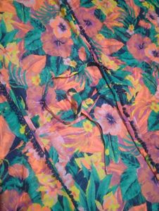 Vibrant Floral Print Kimono kaftan
