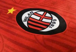 AC Milan Opel Retro Football Jersey