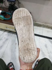Black Canvas Sneakers with White Accents