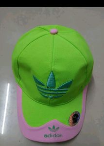 Neon Green & Pink Adidas Cap