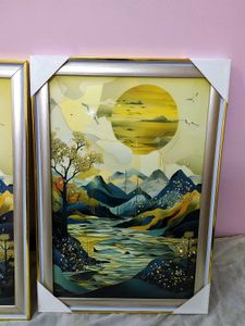 Crystal Resin Art 3D Painting (Set of 2)