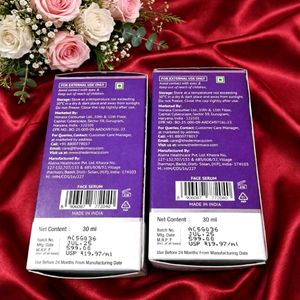 Pack of 4 the dermaco 10% Niacinamide serum for ac